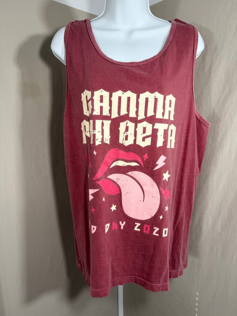 Comfort Colors Gamma Phi Beta Sorority Bid Day Tank